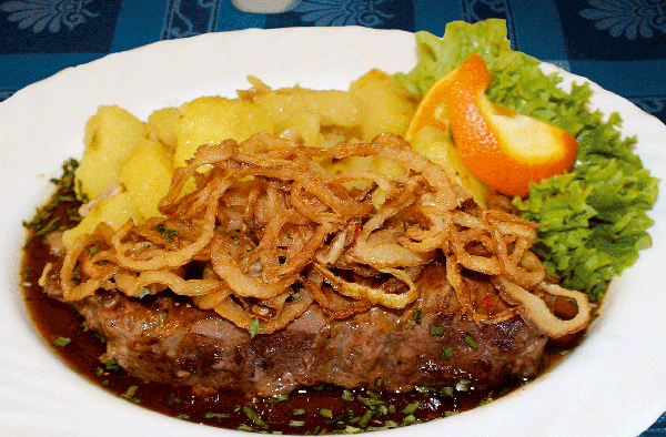 Zwiebelrostbraten